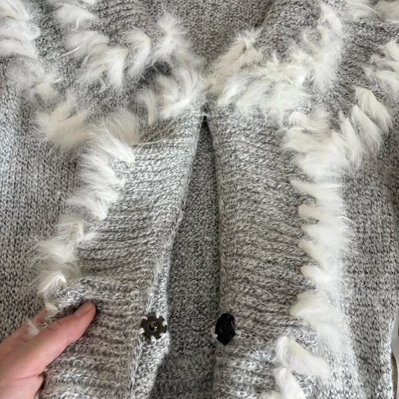 Vintage Rabbit Fur Lined Cardigan - Picture 4 of 6